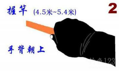 台钓握竿