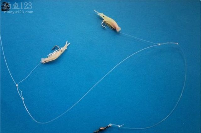 海竿串钩路亚鳜鱼翘嘴鱼技巧附假虾制作方法