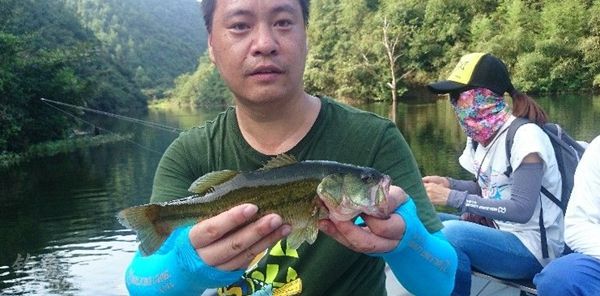 路亚夏季野钓去钓鱼