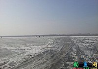 汽车冰上开榆社云竹湖冰钓盛况
