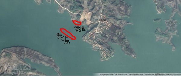 云竹水库钓点