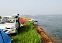 七月盛夏垂钓燕山水库鲫鱼鲤鱼爆护