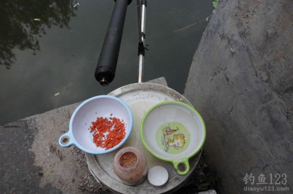 沾饵钓法