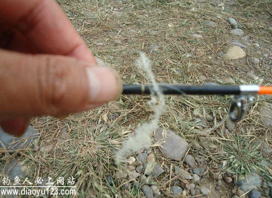 海竿鱼线缠绕