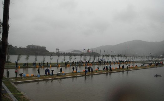 2011中国升钟湖国际钓鱼精英赛现场图片